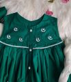 14 august dress | Hand embroidered 2-piece set | Green and white dress | Independence Day dress | summer cotton/lawn dress for baby girls. 