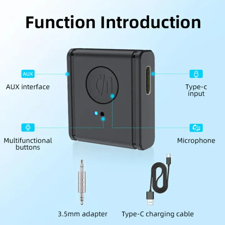 Bluetooth%205.3%20Aux%20Receiver%20Wireless%20Car%20Bluetooth%20Adapter%203.5mm%20To%203.5mm%20Jack%20Audio%20Music%20Mic%20Handsfree%20Adapter%20for%20Car%20Speaker%20-%20Image%206