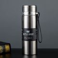 1000ml Stainless Steel Vacuum Insulated Water Bottle - thermal flask, hot cold bottle, water pot, insulated drink container, travel flask, gym bottle, office water container, outdoor hydration bottle, camping flask, vacuum drink holder, sports bottle.
