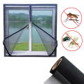 Window Screen Netting Mesh Curtain DIY Self-Adhesive Net Curtain Screen Protector for Home Office in Hot Summer. 