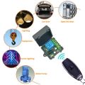 10A High Power RF Relay Module 433MHz Wireless Remote Control Switch DC 9V-24V for Industrial Automation Electric Fence. 