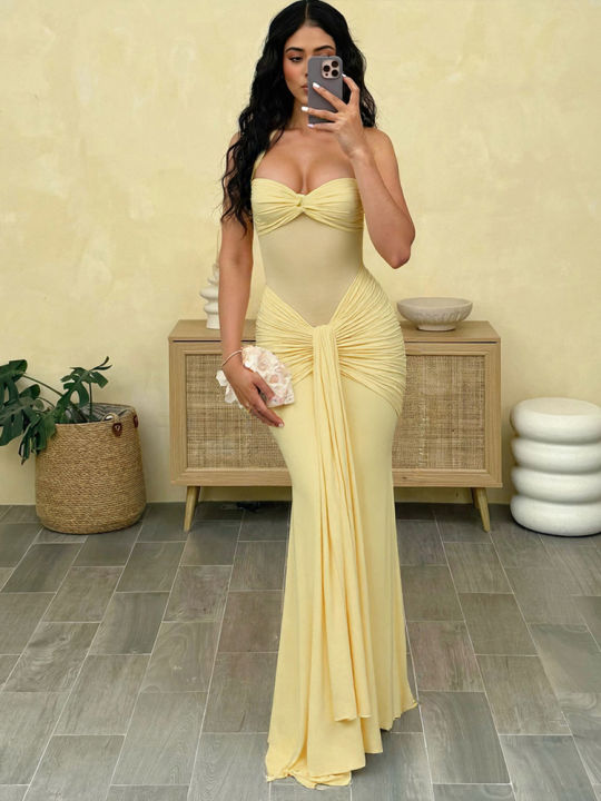 Nibber%20Halter%20Mesh%20Patchwork%20Dress%20Women%20Summer%20Trend%20Off%20Shoulder%20Backless%20Ruched%20Ribbon%20Midnight%20Prom%20Party%20Hipster%20Vestidos%20-%20Image%205
