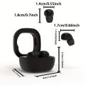 SK19 Bluetooth 5.3 Wireless Earbuds Mini Invisible TWS Headphones with HIFI Stereo Noise Reduction Mic for Daily Use Portable. 