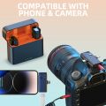 Jmary MW-16 All in One 2.4GHz Dual Wireless Microphone With Charging Case For Mobiles & DSLR / Mirrorless Cameras With Noise Cancellation. 