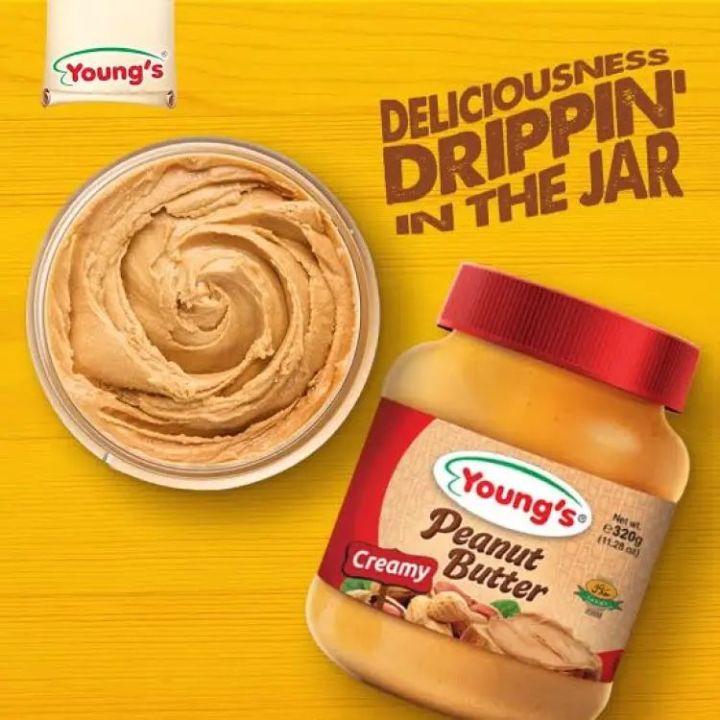 Young's creamy peanut butter 320 gm