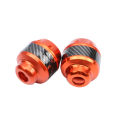 2Pcs Aluminum Alloy Motorcycle Crash Protector Scooter Wheel Front Fork Frame Falling Protection Pads Sliders Moto Exterior. 