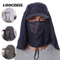 LOOGDEEL Fishing Hunting Camping Hiking Hats Outdoor Sun Protection Breathable Caps Full Head Quick-dry Fishman Headwear Unisex.