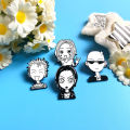 Japanese Anime Girls Oosaki Nana Character Enamel Brooches Backpack Hat Badge Clothes Lapel Pins For Fans Christmas .