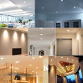 Spot LED Downlight Ceiling AC 220V 240V 9W 12W 15W 18W 21W Spotlight Cold Warm White Round Recessed Lamp LED Spot Light Lighting. 