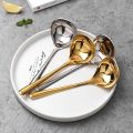 Korean Stainless Steel Thickening Spoon Creative Long Handle Hotel Hot Pot Spoon Soup Ladle Home Kitchen Essential Tools. 