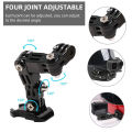 Motorcycle Helmet Mount Holder Accessories Kit for Hero 13 12 11 10 9 8 Insta360 AKASO SJCAM SJ4000 Osmo Action Camera.