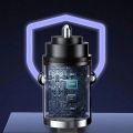 100W USB Car Charger Dual Ports Fast Charging Car Phone Charger For iPhone Samsung Xiaomi Quick Charge 3.0 Type C Charger In Car.