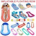 Outdoor Foldable Water Hammock Inflatable Floating Swimming Pool Mattress Swimming Ring Pool Party Toy Lounge Bed For Swimming. 