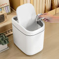 Mini Desktop Trash Can with Lid Cute Creative Waste Bin Small Tabletop Garbage Container for Office Bedroom Living Room Car. 