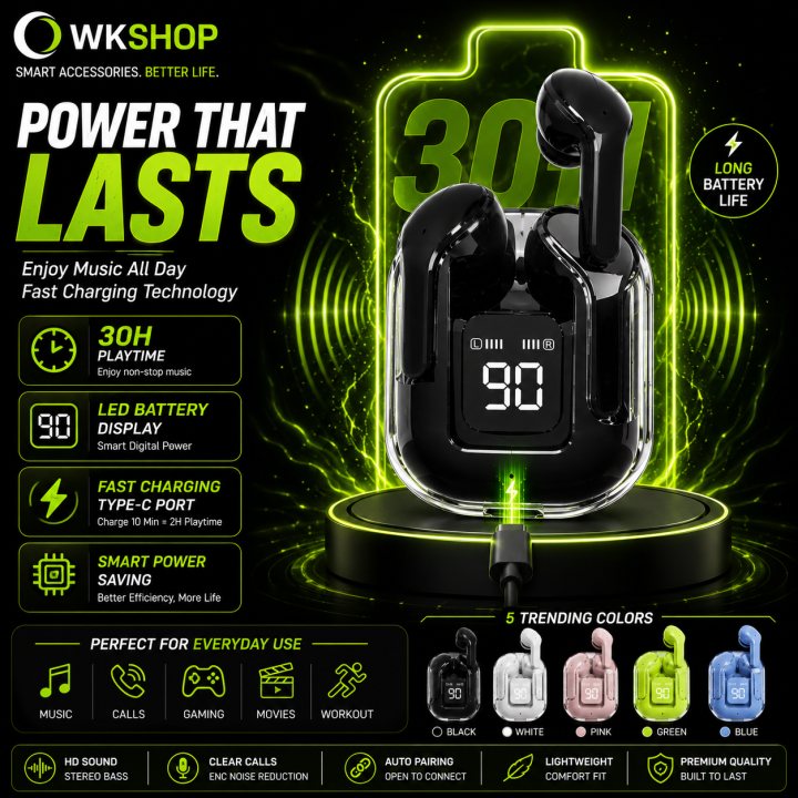 WKSHOP%20Air%2031%20Transparent%20Wireless%20Earbuds%20Bluetooth%205.3%20TWS%20Earphones%20HD%20Bass%20Stereo%20Sound%20ENC%20Noise%20Reduction%20Gaming%20Handsfree%20Touch%20Control%20Long%20Battery%20Life%20Charging%20Case%20Low%20Latency%20Compatible%20with%20Android%20iOS%20Smartphones%20Music%20Ear%20Buds%20-%20Image%204