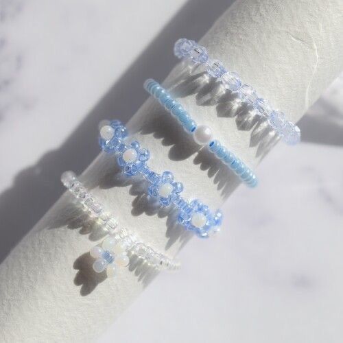 seed%20Beaded%20rings%20cute%20rings%20set%20unique%20fashion%20for%20girls%20-%20Image%202