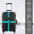 Cross Luggage Strap TSA Customs Lock Luggage Strap Adjustable Travel Suitcase Belt with ID Tag Anti-lost Baggage Packing Belt. 