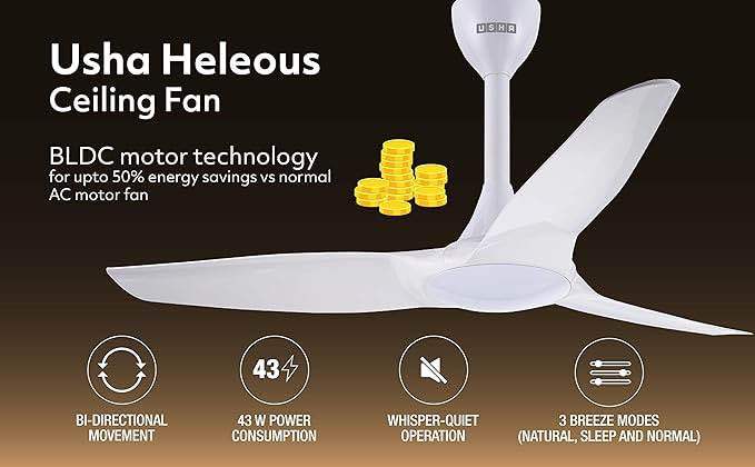 USHA%20Heleous%201220mm%20Premium%20BLDC%20Ceiling%20Fan%20with%20Rust%20Free%20ABS%20Blades%20and%20RF%20Remote%20(White)%20-%20Image%205