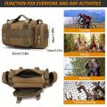 Waist Fanny Pack for Men Waterproof Cross-body Shoulder Sling Bag for Hiking Outdoor Climbing Fishing Camping. 