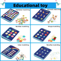 Toddler Busy Board - Montessori Toys , Educational Learning Sensory Busy Book, Airplane Car Travel Activities Toy.