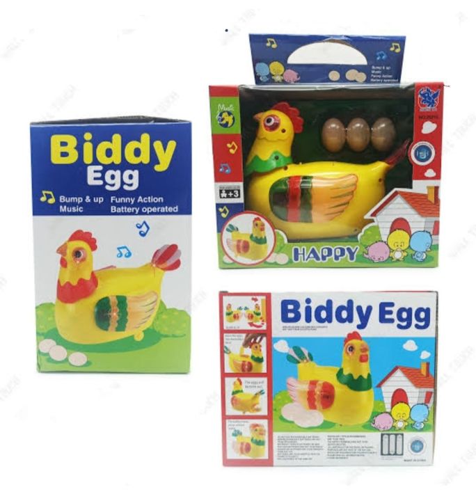 Biddy Laying Egg Battery Operated Toys Musical