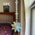 1PC Sparkling Glass Suncatcher Crystal Star Hanging Ornament for Window & Office Decor - Ideal Anniversary for Her/Him.