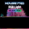 Iremax RGB gaming mouse pad black gaming mouse pad speed mouse pad with RGB light glowing Symphony game led mouse pad with lights 7colors. 