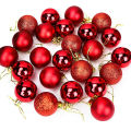 Christmas tree ball Christmas ball 24 PCs 3 m/6 m. Colorful, available in 3 gold, red, multicolor for Christmas tree decoration. 