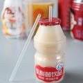 500Pcs DIY Plastic Straw Disposable Short Transparent Pointed Head Thin Drinking Straw Commodity Kitchen Accessories. 