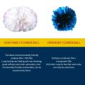 1PC Flower Ball Cheerleader Pom Poms Flower Ball Handle Rainbow Colorful Cheerleading Refueling Props. 