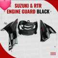 RTR + Gixxer + FZ-S Motorcycle Engine Guard ( Glossy Black). 