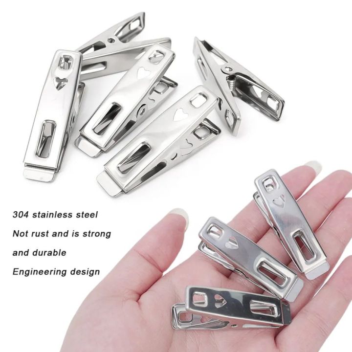 Stainless%20Steel%20Cloth%20Drying%20Clip-Silver%2020%20Piece%20Set%20-%20Hanger%20-%20cloth%20hanger%20-%20Image%203