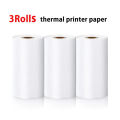 57*25MM Thermal Paper Label Sticker Self-adhesive Rolls Paper For Mini Printer Instant Print Kids Camera Photo Paper. 