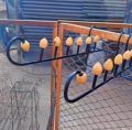 Grill Cloth hanger  Balcony shart metal Coat Rack. 