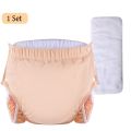 Washable cotton cloth diaper pants paired with diapers for people with incontinence, leak proof diapers for the elderly. 