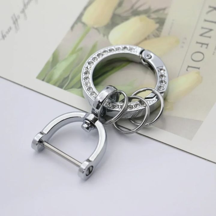 Drill%20Ring%20Key%20Chain%20Car%20KeyChain%20Zinc%20Alloy%20Detachable%20Bag%20Pendant%20Horseshoe%20Buckle%20Men%20Women%20Girl%20Fashion%20Key%20Accessories%20-%20Image%204