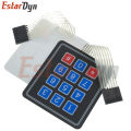 4 12 16 20 Key Button Membrane Switch 1x4 3x4 4x4 4x5 Keys Matrix Array Keyboard Keypad Control Panel DIY Kit For Arduino. 