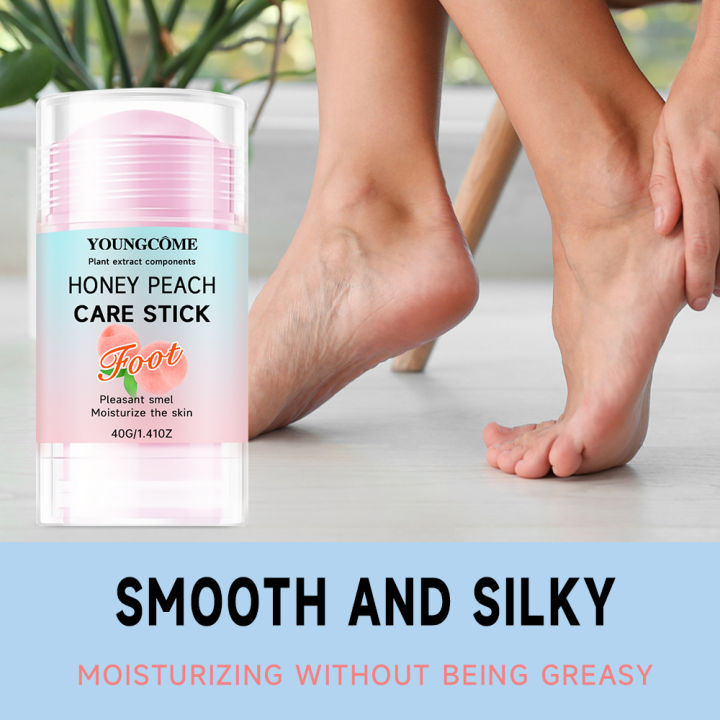 Honey%20Peach%20Foot%20Care%20cream%20-%2072H%20Moisturizing%20&%20Crack%20Repair,%20Natural%20Anti-Odor%20Formula,%20Portable%20Heel%20Balm%20for%20Dry/Calloused%20freshfeet%20-%20Image%205