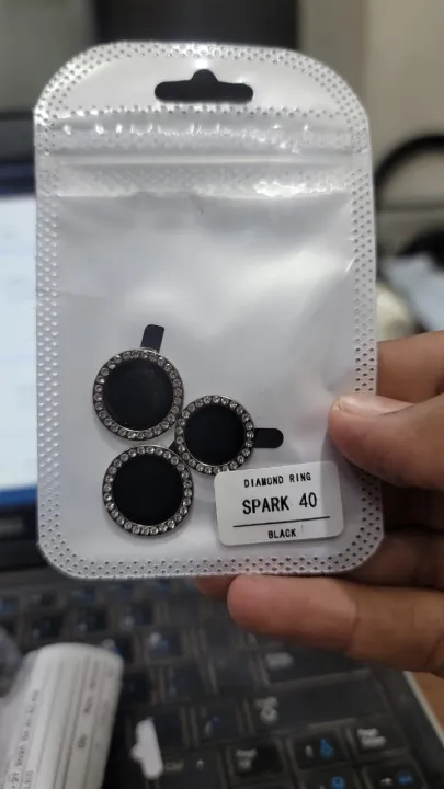 Camera%20protector%20Diamond%20Camera%20Lens%20Protector%20for%20Tecno%20Spark%2040%20Silver%20Blue%20-%20Image%205