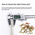 50 Pcs Fastener 5mm 6mm 7mm 8mm 9mm Spring Clip Fuel Water Line Hose Pipe Air Tube Clamps Fuel Water Tube Clamps Fastener. 