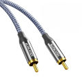 SUNKANDI RCA to RCA Audio Cable, RCA Male to RCA Male Stereo Audio Cord for Home Theater, HDTV, Amplifier Speakers.