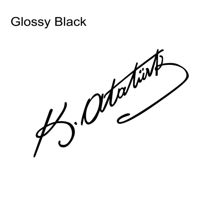 Signature%20Ataturk%20Creative%20Car%20Sticker%20Vinyl%20Scratch%20Resistant%20Decals%20Universal%20Auto%20Styling%20Exterior%20Decoration%20Accessories%20-%20Image%207