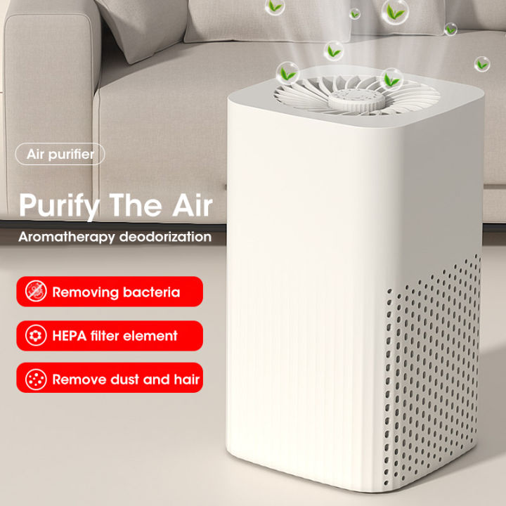 Air Purifier With HEPA Filter Smart Negative Ions Generator Nano Filtration Formaldehyde Removal Intelligent Air Ozonizer