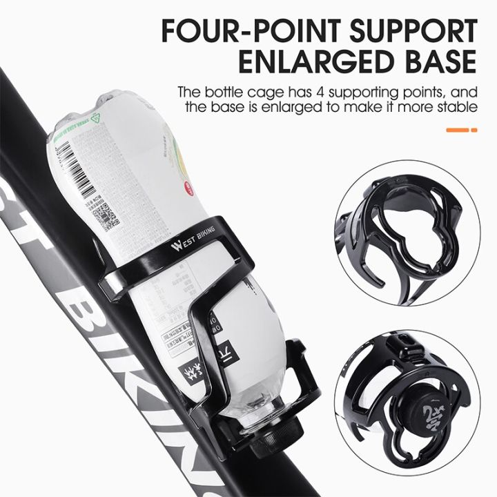 WEST%20BIKING%20Bicycle%20Water%20Bottle%20Holder%20MTB%20Road%20Bike%20Lightweight%20Bottle%20Cage%20Mount%20Cycling%20Triathlon%20Cup%20Holder%20Accessories%20-%20Image%204