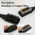 2 In 1 Suede Shoe Brush Double Side Efficient Cleaning Tool Nubuck Leather Care Eraser Shoe Cleaner Multifunctional Shoe Brush. 