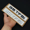 3D ABS 30 35 40 45 50 55 TFSI Logo Letters Car Trunk Emblem Badge Sticker For Audi Q3 Q5 Q7 A1 A2 A3 A4 A5 A6 A7 A8 Accessories. 