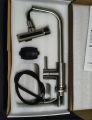 6 Mode Gray Kitchen Faucets Pull Out Rotation Waterfall Black Stream Sprayer Head Sink Mixer Brushed Nickle Water Tap Accessorie.