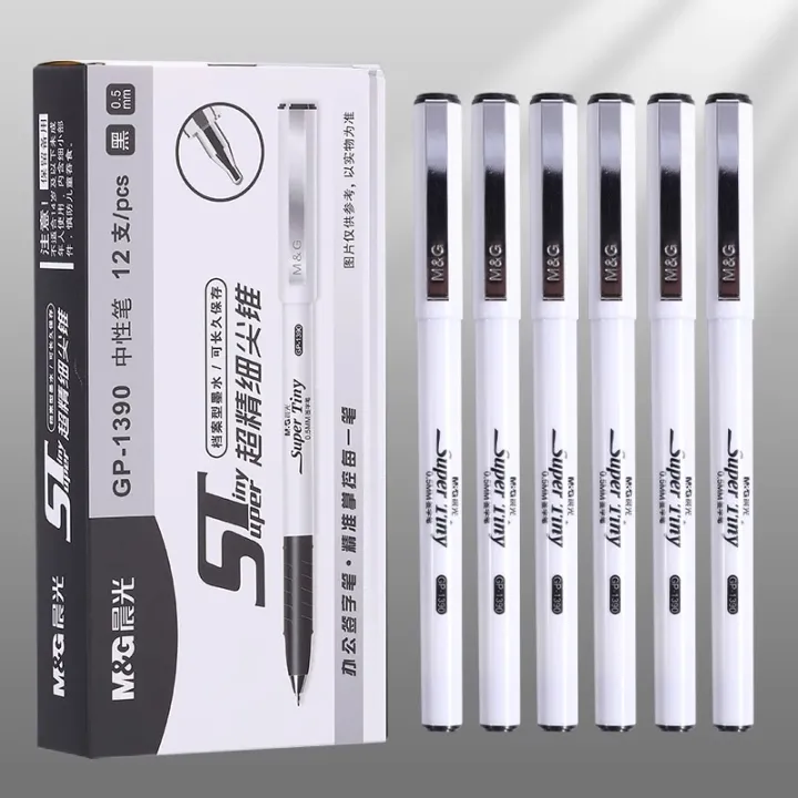 M&G%20Gel%20Pen%200.5%20mm/ST%20nib,%20black,%20refillable,%20simple%20and%20high%20quality,%20white%20barrel,%20suitable%20for%20students%20and%20office%20use%20-%20Image%203