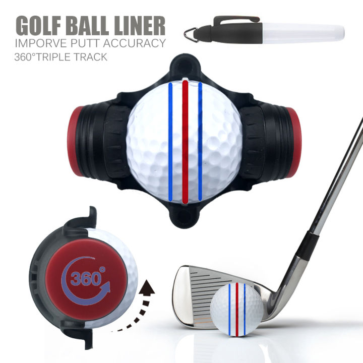 360%20Degree%20Rotating%20Golf%20Ball%20Liner%20Marker%20Template%20Marker%20Pen%20Golf%20Putting%20Positioning%20Imporve%20Putt%20Accuracy%20Aids%20Golfers%20-%20Image%203