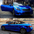 Premium Stretchable Blue Chrome Mirror Vinyl Wrap Film Vinyl Roll Self Adhesive Decal Vehicle Car Wrapping. 